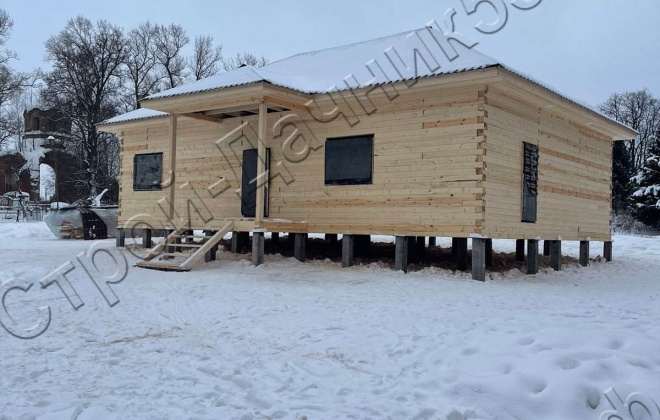 4 Брусовой дом  ОД-41, 13,5Х9, 127,8 м², Калужская область, Малоярославецкий район, село Казариново (2)